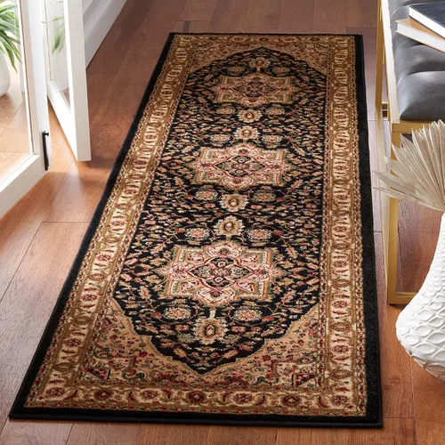 Vista 21 de SAFAVIEH Colección Lyndhurst Alfombra Decorativa - 2'3" x 4', marfil y rojo, diseño oriental tradicional, no desprende pelusa y de fácil cuidado