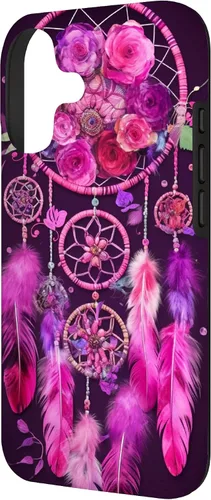 Vista 2 de Feather and Flower Dream Catcher Designed Case for iPhone 17