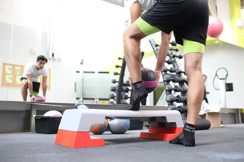 Vista 6 de Rainbow Socks Mujer Hombre Colorido ABS Sport Yoga
