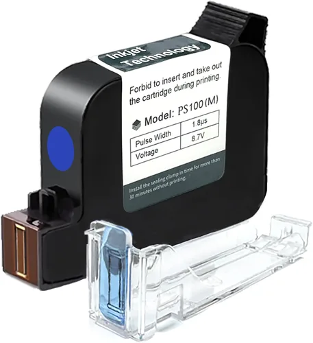 Vista 14 de Phezer Cartucho de tinta solvente de secado rápido original de repuesto PS100 impresora de inyección de tinta portátil y mini impresora de inyección
