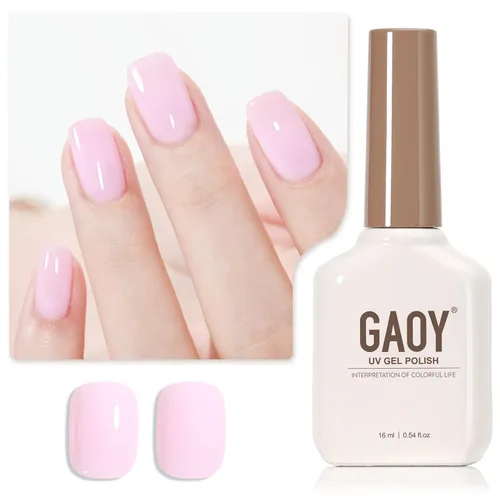 Vista 36 de GAOY - Esmalte de uñas de gel marrón, 16ml de esmalte de gel para quitar por remojo, curado con luz UV para arte de uñas, manicura DIY en casa, 2088