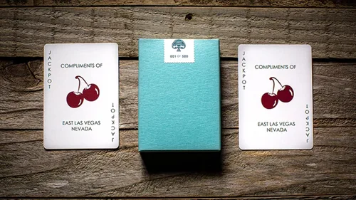 Vista 2 de Juego de cartas Cherry Casino House (Tropicana Teal) de Pure Imagination Projects