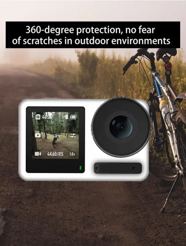 Vista 4 de Película protectora para cámara DJI Osmo Action 4/Action 3, adhesivo de película protectora WUNIAK resistente a los arañazos y al desgaste