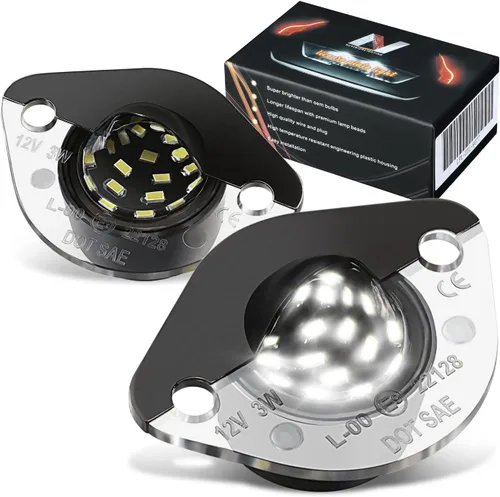 Vista 7 de Par de luces LED para matrícula compatibles con Cadillac CTS Sedán 08-10, PT-ZTL-9064