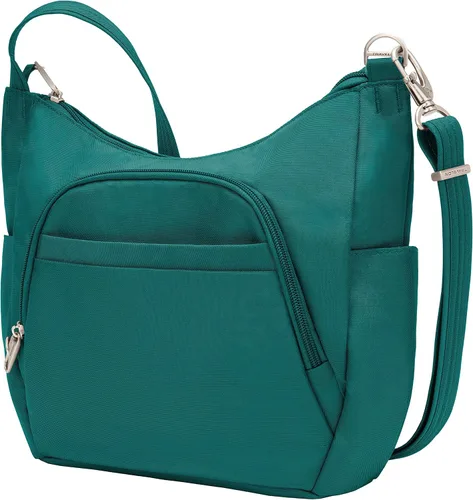Vista 3 de Travelon Bolso bandolera clásico antirrobo, Pícea