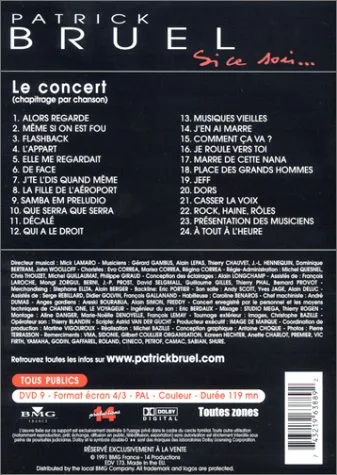 Vista 2 de Patrick Bruel Rien Ne SEfface