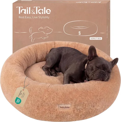 Vista 14 de Cama refrescante y calmante para perros grandes – Cama ortopédica redonda de espuma viscoelástica para aliviar la ansiedad y apoyo