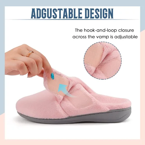 Vista 3 de Pantuflas ortopédicas Relax con soporte de arco para mujer
