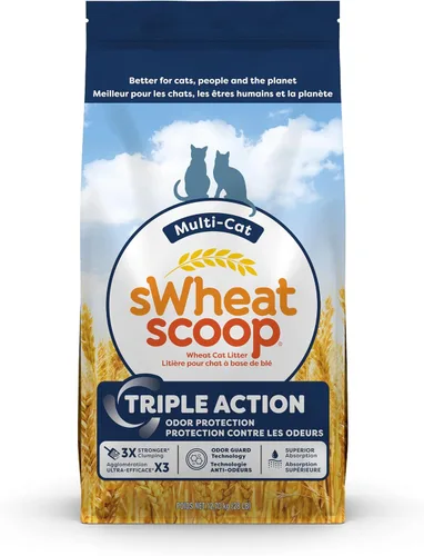 Vista 11 de swheat Scoop fast-clumping all-natural Aserrín para gatos