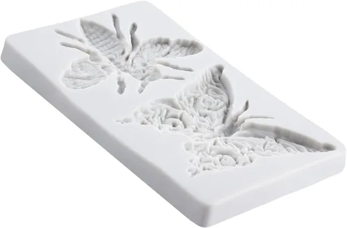 Vista 9 de Lingzhi Moldes de silicona de libélula para fondant, moldes de silicona para escarabajos para decoración de pasteles, decoración de cupcakes Estilo a