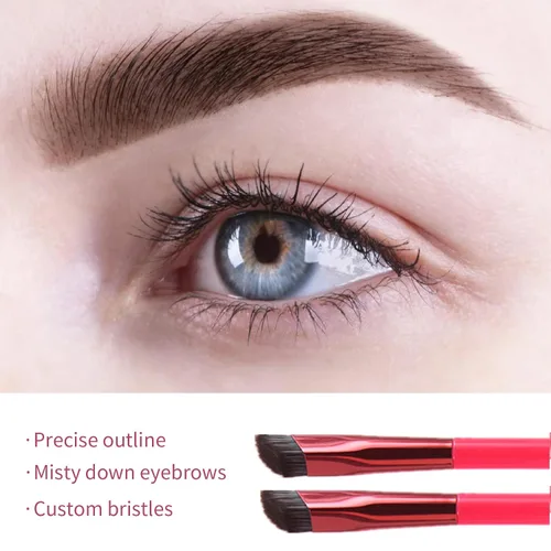 Vista 3 de Cepillo de cejas multifunción, cepillo de contorno corrector de ojos, cepillo de maquillaje corrector tridimensional, juego de brochas de maquillaje