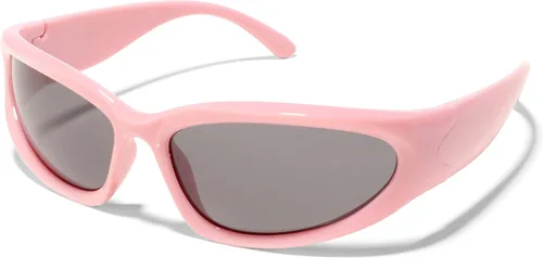 Vista 8 de ShadyVEU Y2K - Lentes de sol con protección UV400, diseño de moda futurista y delgada