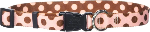 Vista 51 de Collar de diseño amarillo estándar para perro, pequeño, s, Marrón Lunares de Navidad