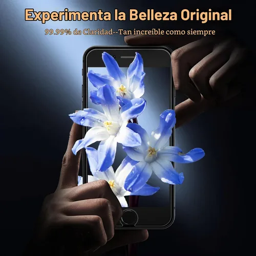 Vista 6 de TOCOL - 2 unidades de protector de pantalla para iPhone SE 3/2 (Edición 2022/2020), iPhone 8/7, iPhone 6s/6 de 4.7 pulgadas, instalación instantánea