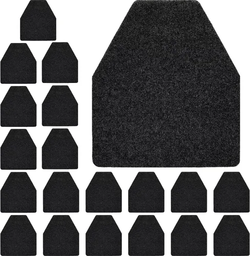 Vista 14 de Nuanchu Paquete de 6 tapetes para orinario para hombres, antideslizantes, para uso comercial, altamente absorbentes, almohadillas de baño para baño