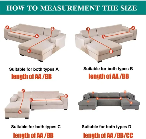 Vista 3 de MIPOPS Fundas de sofá 100% impermeables para sofás modulares en forma de L de 1, 2, 3, 4 plazas, funda elástica para sala de estar, protector de H