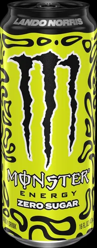 Vista 4 de Monster Energy Lando Norris, bebida energética sin azúcar, 16 onzas (paquete de 15)