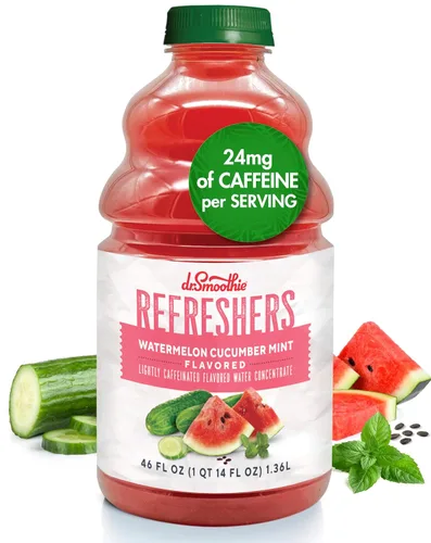 Vista 13 de Dr. Smoothie Refreshers Blood Orange Coconut Ginger – Hecho con jugo de fruta real – Concentrado de bebida, sin colores artificiales, estable