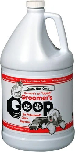 Vista 9 de Groomer's Goop Desengrasante para mascotas antes del baño (28 oz)