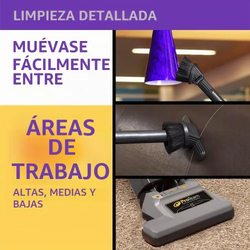 Vista 8 de Aspiradora Comercial ProForce 1200XP de Servicio Pesado de 12 Pulgadas con Doble Motor con Bolsa, Filtración ProLevel y Medios HEPA - Para