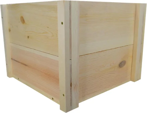 Vista 7 de Caja de almacenamiento de madera para botellas de vino o bebidas con divisor