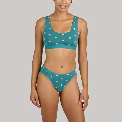 Vista 3 de MeUndies Bikini de algodón elástico para mujer - Bragas cómodas - Paquete de 3 - Tela exclusiva de Tienda