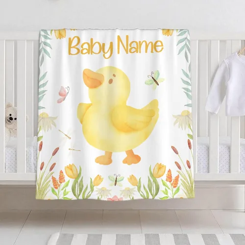 Vista 12 de Manta de bebé personalizada para niñas y niños, manta de bebé personalizada con nombre para niños pequeños, niños, ducha, recién nacidos, guardería