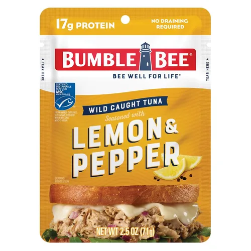Vista 38 de Bumble Bee - Bolsa de atún sazonado con ajo asado y hierbas, 2.5 onzas