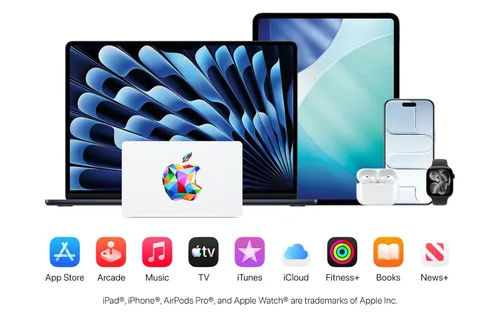 Vista 5 de Apple Tarjeta de regalo - App Store, iTunes, iPhone, iPad, AirPods, MacBook, accesorios y más (eGift)