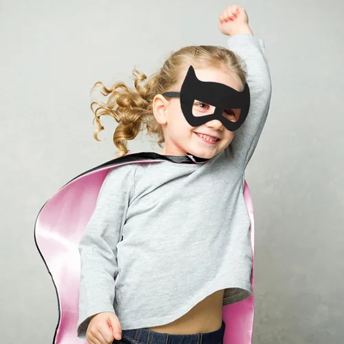 Vista 34 de Capa de disfraz para niños, capa de superhéroe con máscara y cintura, disfraces de Halloween y disfraces de fiesta