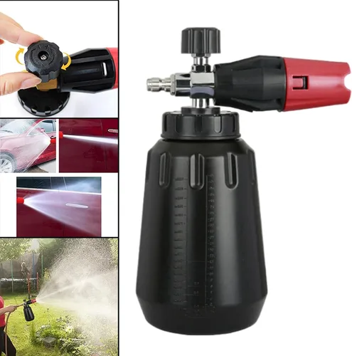 Vista 6 de Limpiador de ventanas, almohadilla de tela de microfibra 3 en 1 y escobilla de ducha con botella rociadora, equipo de lavado de ventanas, Negro