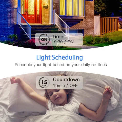 Vista 13 de Interruptor inteligente con aplicación y control remoto, interruptor de luz Alexa de un solo polo, interruptor de pared con temporizador Wi-Fi