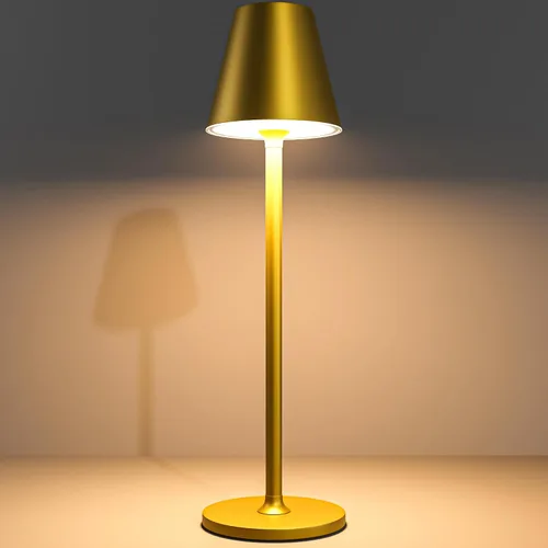 Vista 15 de Timjorman Lámpara de mesa LED inalámbrica, lámpara de escritorio con batería recargable de 4000 mAh, brillo de 3 niveles junto a la luz nocturna
