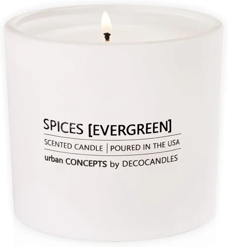 Vista 20 de Conceptos Urbanos de DECOCANDLES - Manzana Canela - Vela de soya altamente perfumada - Larga duración - vertida a mano en Estados Unidos (6 Oz.)