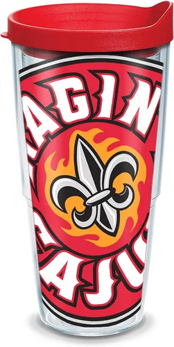 Vista 136 de Vaso térmico con tapa, marca Tervis, Idaho Univ, Transparente