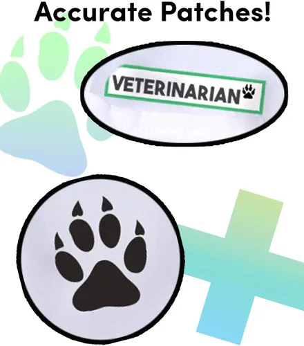 Vista 2 de UNDERWRAPS Disfraz de laboratorio veterinario para niños y niños multicolor mediano