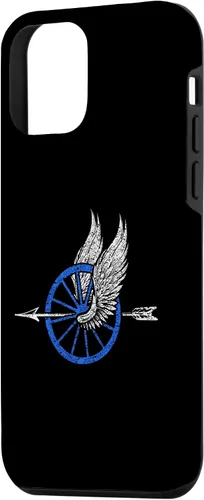 Vista 2 de Unidad de motor de policía para iPhone 12 mini rueda y flecha para carcasa de oficial de motor