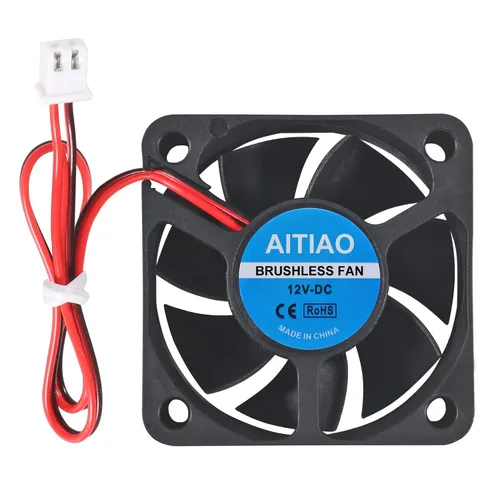 Vista 8 de Ventilador de refrigeración sin escobillas 5020, ventilador de carcasa de computadora, DC 12 V, 1.969 in, 1.969 in, 0.787 in, ventilador silencioso