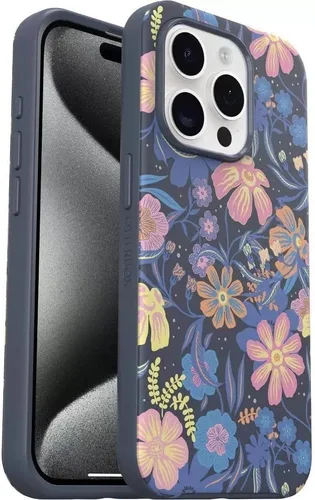 Vista 14 de OtterBox Funda de la serie Symmetry para iPhone 15 Pro (solamente) - Zapatillas de Ballet (Rosa), Se Acopla a MagSafe, Ultra-Elegante, Bordes
