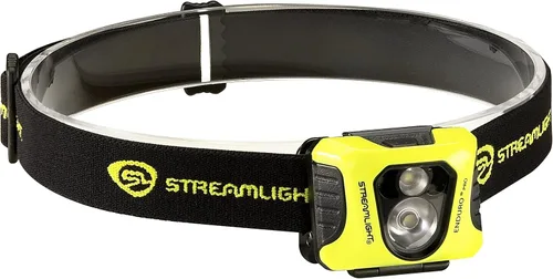 Vista 2 de Streamlight 61422 Enduro Pro - Linterna frontal LED de 200 lúmenes con correa elástica para la cabeza, correa de goma para casco duro y cierres