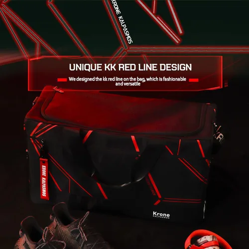 Vista 5 de Bolsa de viaje para zapatos deportivos, maleta de zapatos para viajes, bolsa de gimnasio, bolsa de deporte, una bolsa de viaje multifuncional con 3