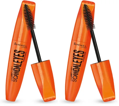 Vista 7 de Rimmel Scandaleyes - Máscara de pestañas, negro, 0.41 onzas líquidas (paquete de 1)