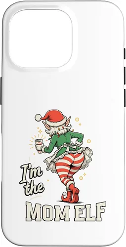 Vista 20 de I'm The Mom Elf Funny Matching Family Christmas Group Case for iPhone 16