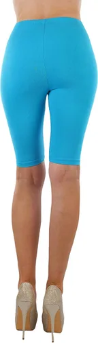 Vista 2 de ToBeInStyle Pantalones cortos de mezcla de algodón y elastano de 21 pulgadas para mujer
