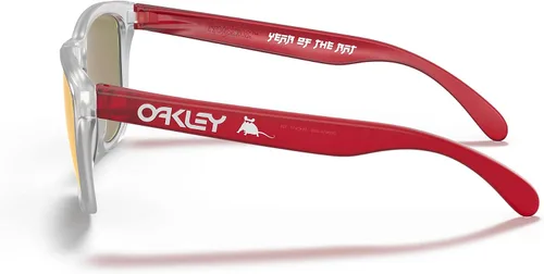 Vista 2 de Oakley Frogskins Mate TransparenteMate Rojo Translúcido Prizm Ruby OO9013-J055, Rubí, Estándar