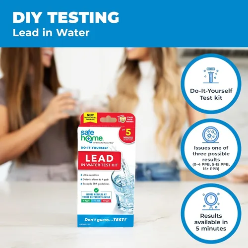 Vista 6 de Safe Home® Kit completo de prueba de agua potable, detección de bricolaje para 14 parámetros + pruebas opcionales en nuestro laboratorio certificado