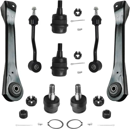 Vista 375 de Detroit Axle - Kit de brazos de control de extremo de 8 piezas para Toyota 2001-2003 Highlander 2002-2003 Camry Lexus ES300, 2 conjuntos de brazos