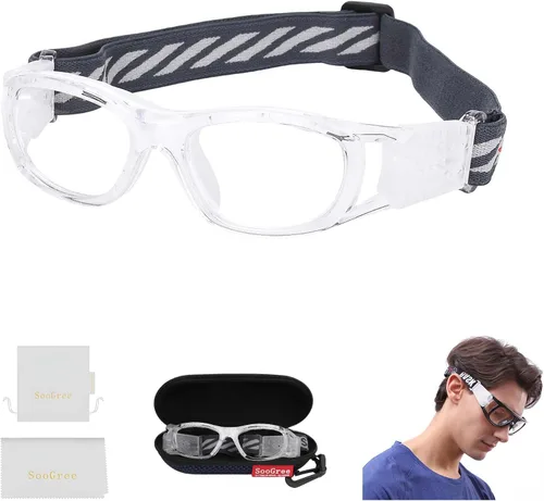 Vista 10 de SooGree Sports Glasses - Racquetball Goggles Basketball Football Eye Protective
