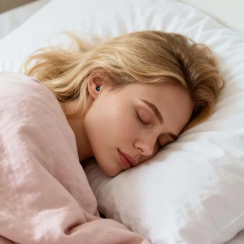 Vista 8 de Mini auriculares invisibles Bluetooth 5.4, auriculares con cancelación de ruido 2025 para dormir, cómodos mini auriculares inalámbricos para dormir