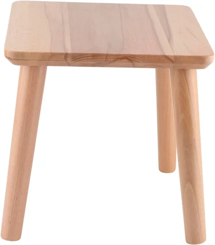 Vista 3 de Taburete para niños, taburetes multiusos de madera para el hogar, bonito banco pequeño, asiento para niños, muebles de bricolaje, taburetes